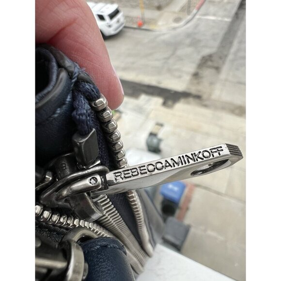 Rebecca Minkoff Marlowe Envelope Crossbody top handle bag leather colorblock Y2K - Picture 10 of 16